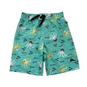Tommy Bahama Aqua Octopus Swim Trunks